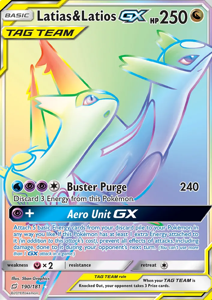 Latias & Latios GX Pokémon card