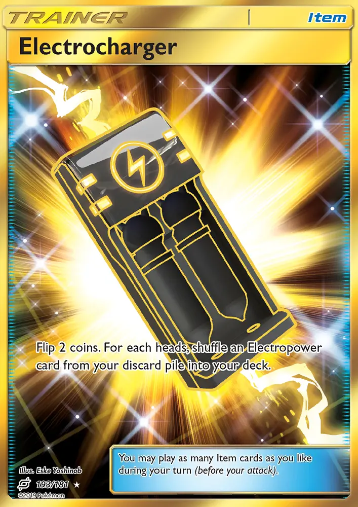 Electrocharger Pokémon card