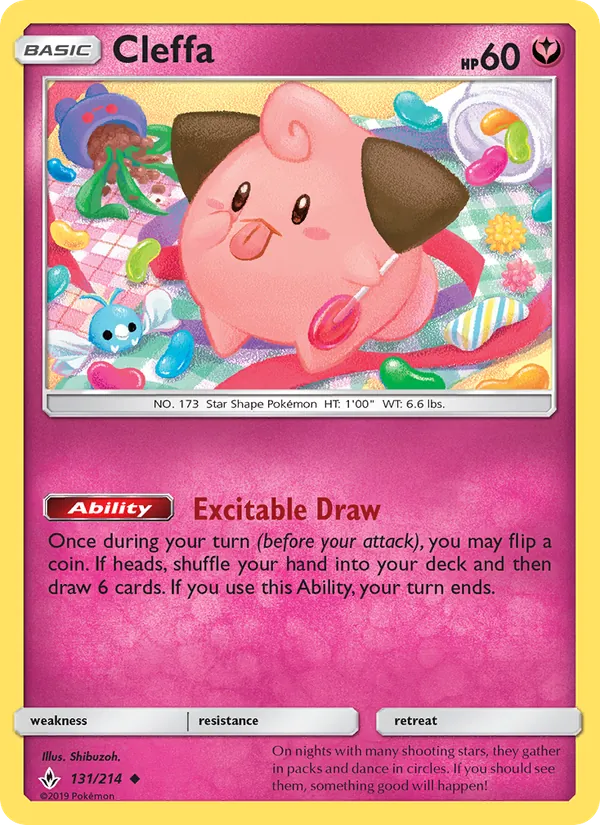 Cleffa Pokémon card