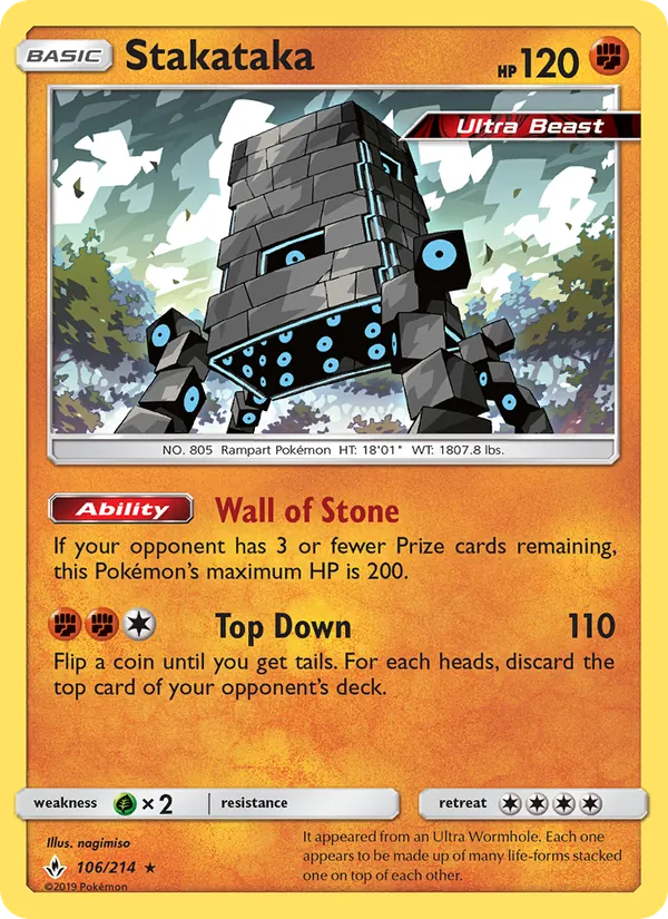 Stakataka card
