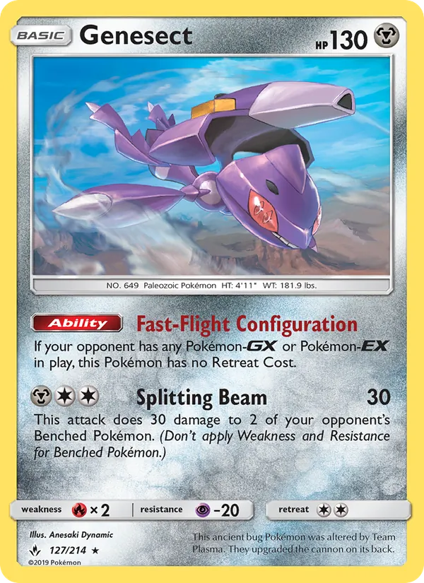Genesect Pokémon card