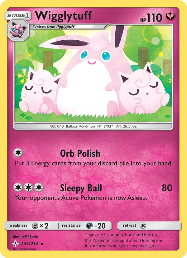 Wigglytuff Pokémon card