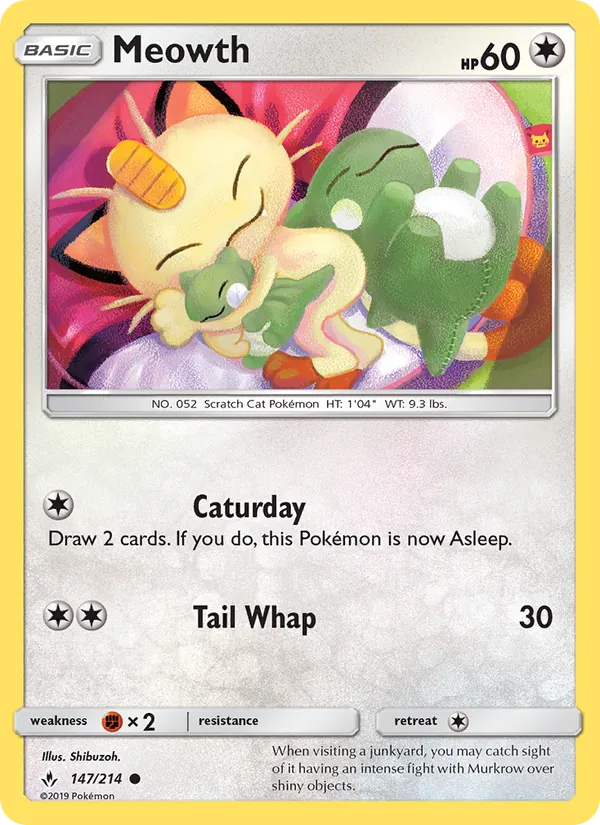 Meowth Pokémon card