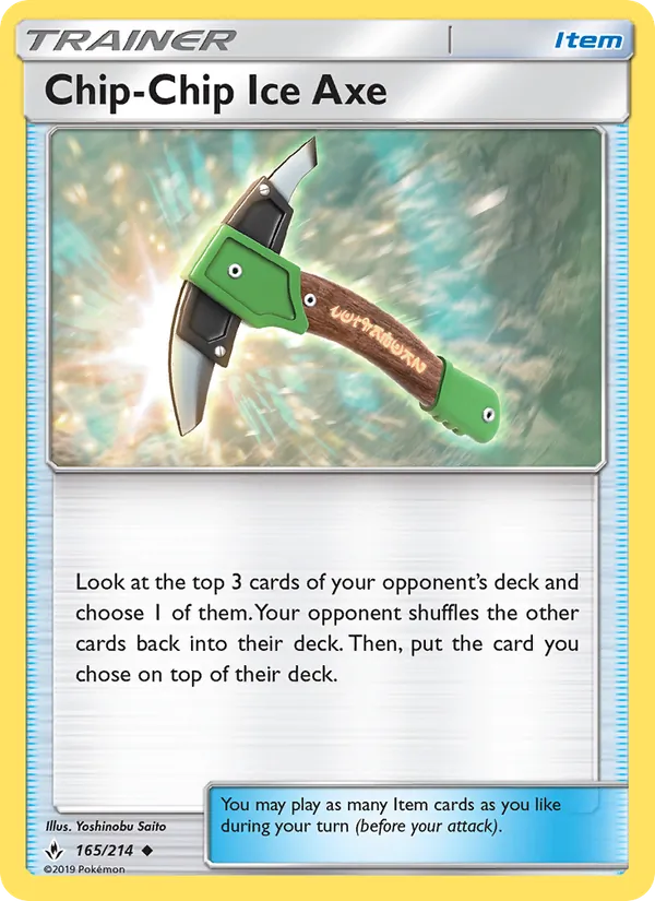 Chip-Chip Ice Axe card