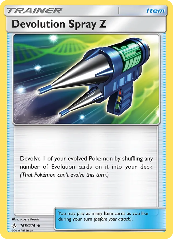 Devolution Spray Z card