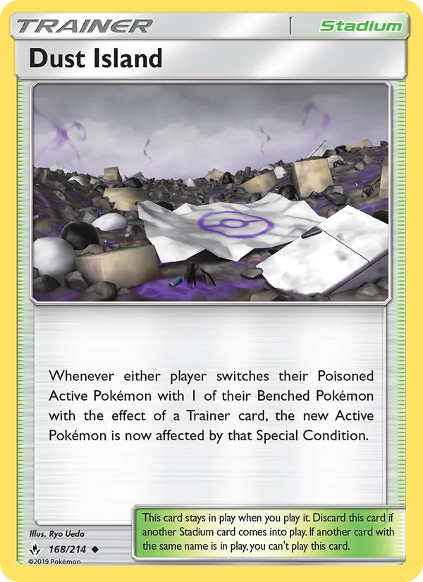 Dust Island card