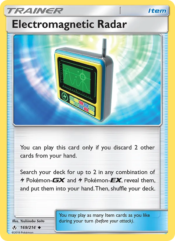 Electromagnetic Radar card