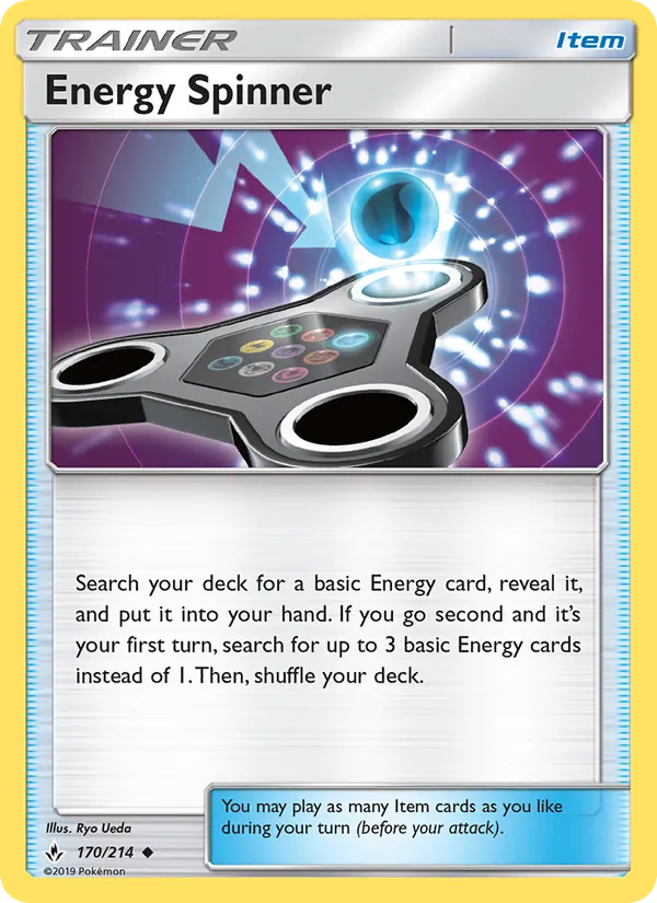Energy Spinner card