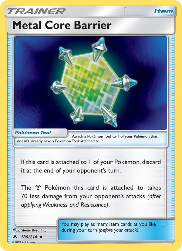 Metal Core Barrier card