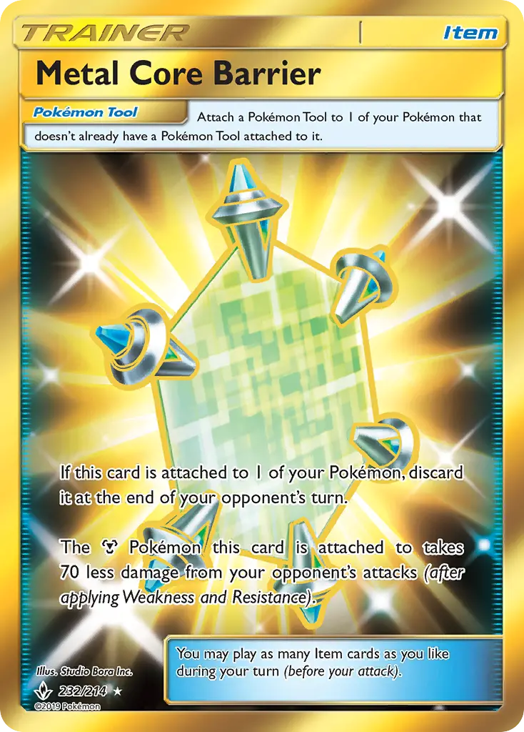 Metal Core Barrier Pokémon card