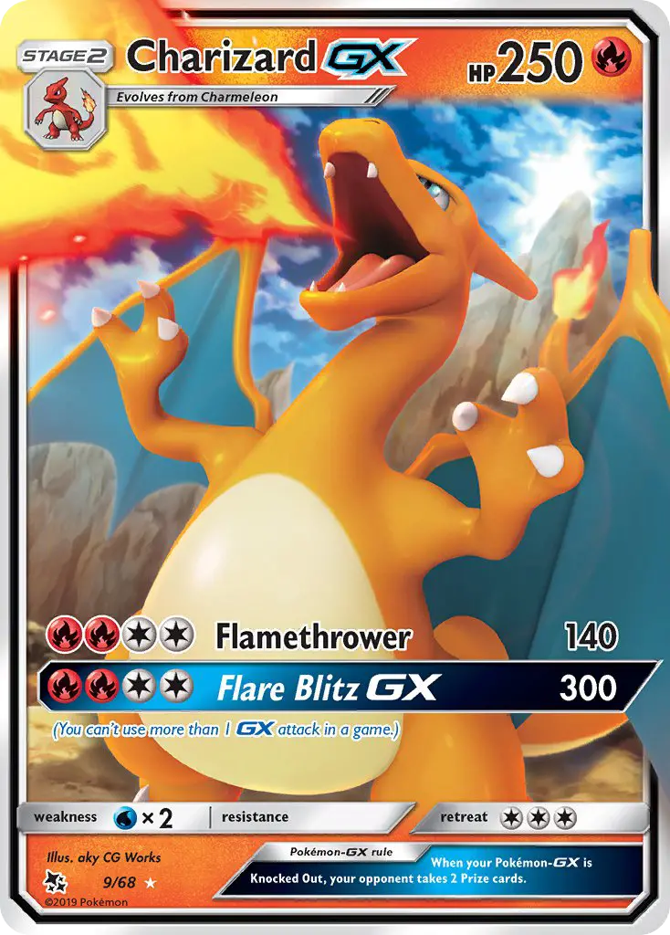 Charizard GX Pokémon card