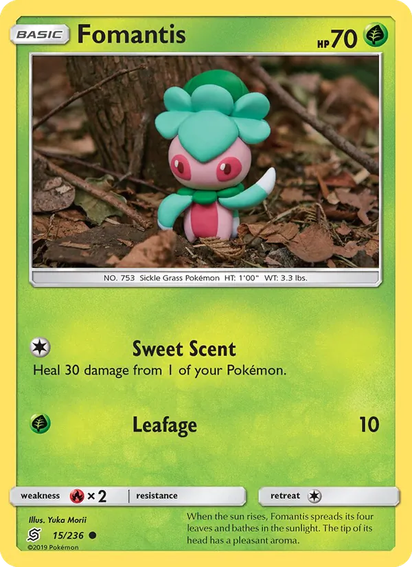 Fomantis Pokémon card