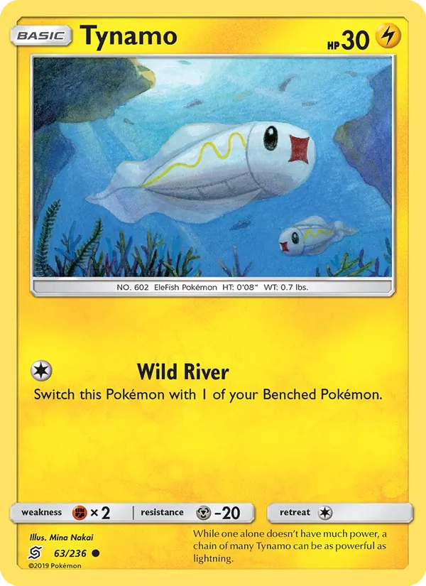 Tynamo Pokémon card