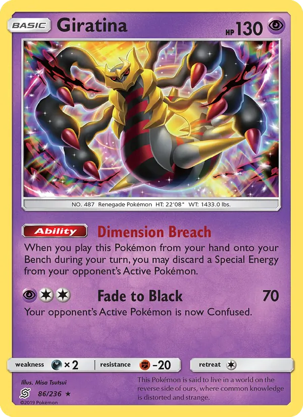 Giratina Pokémon card