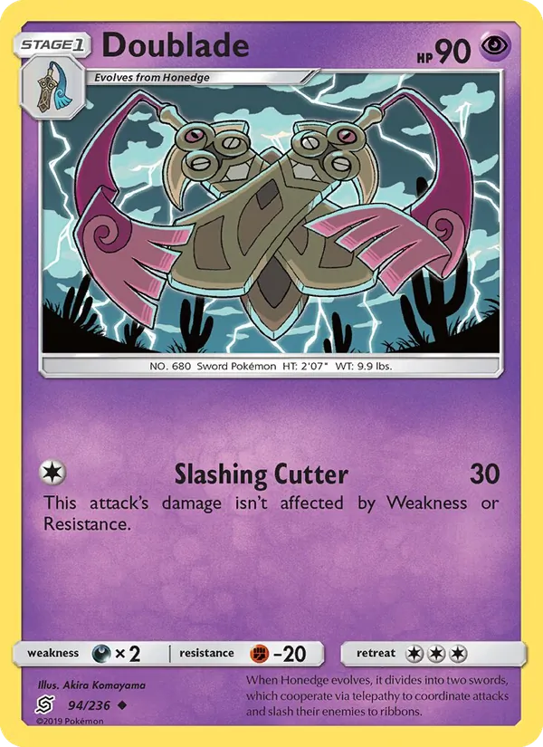 Doublade Pokémon card