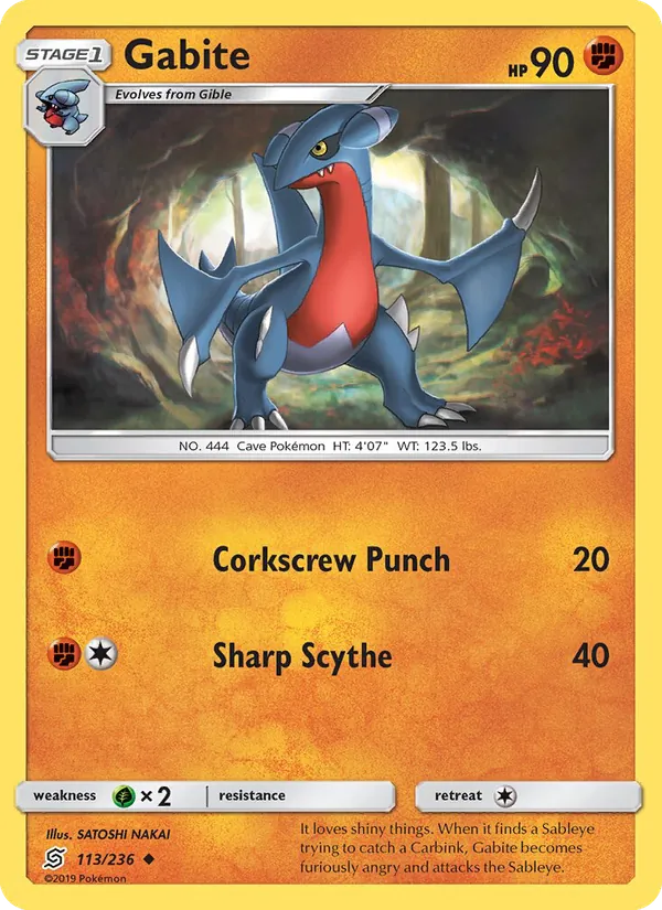 Gabite card