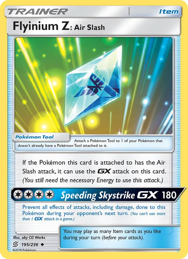 Flyinium Z: Air Slash card