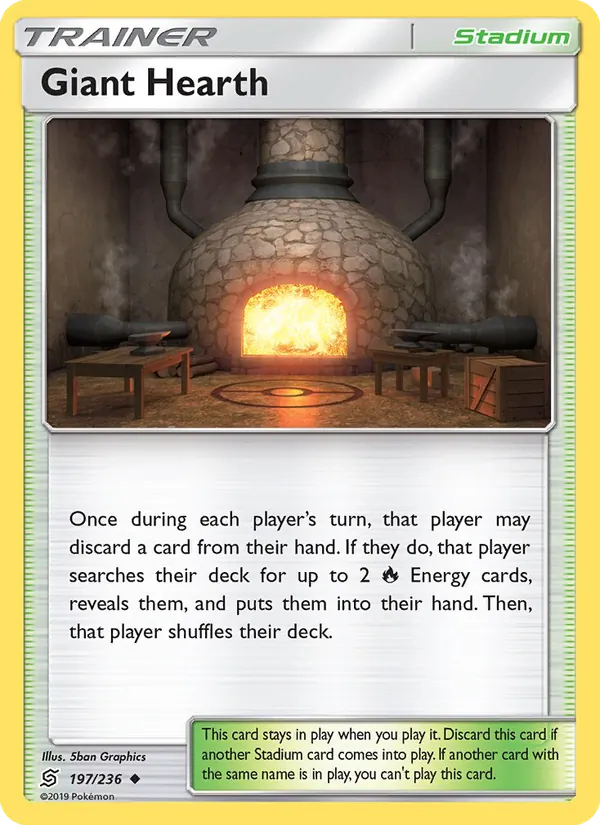 Giant Hearth card
