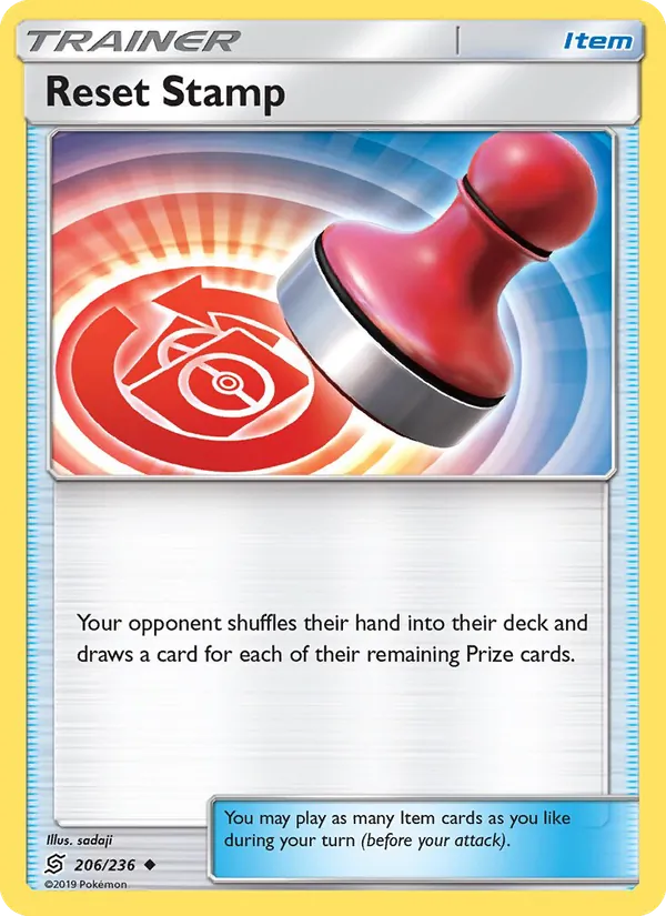 Reset Stamp card