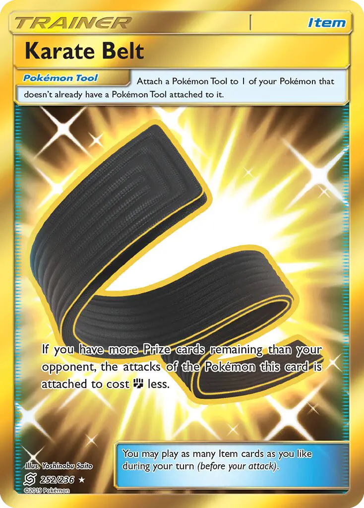 Karate Belt Pokémon card