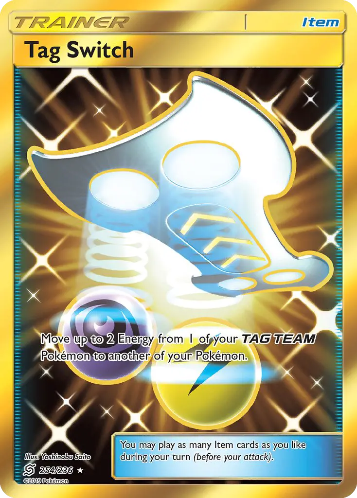 Tag Switch Pokémon card
