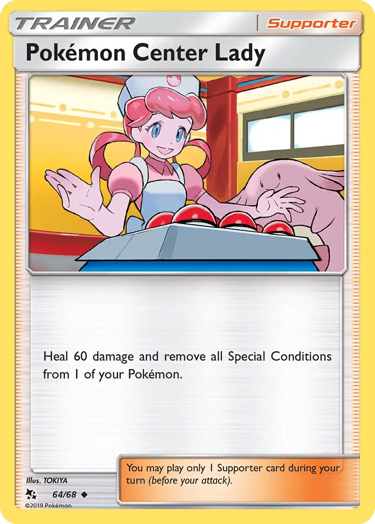 Pokémon Center Lady Pokémon card