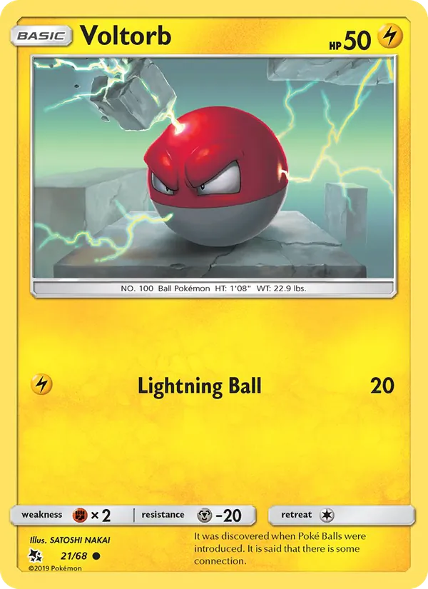 Voltorb Pokémon card