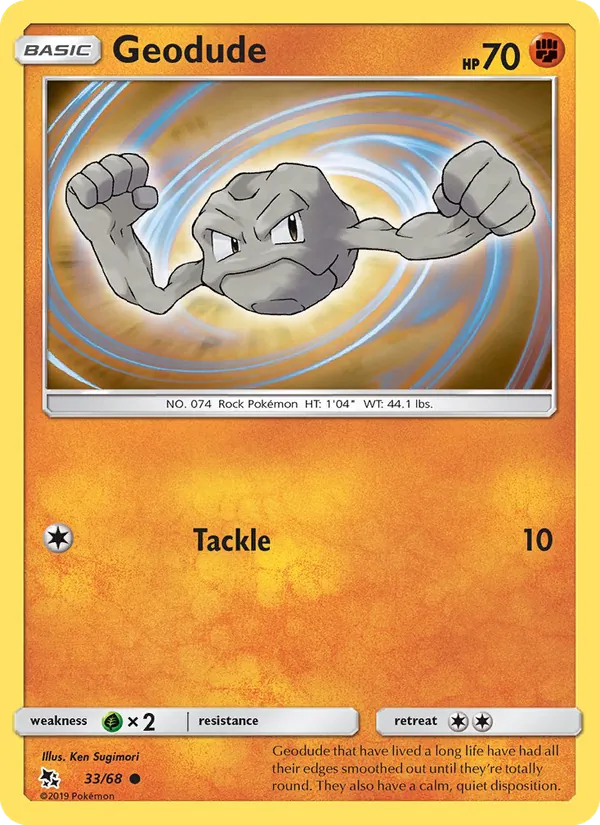 Geodude Pokémon card