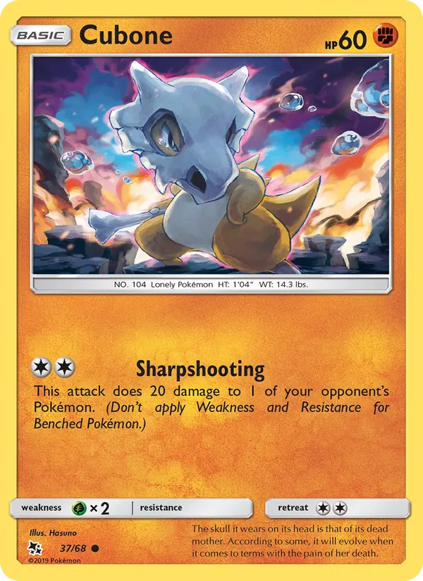 Cubone Pokémon card