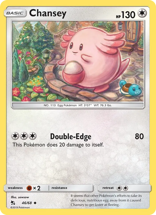 Chansey Pokémon card