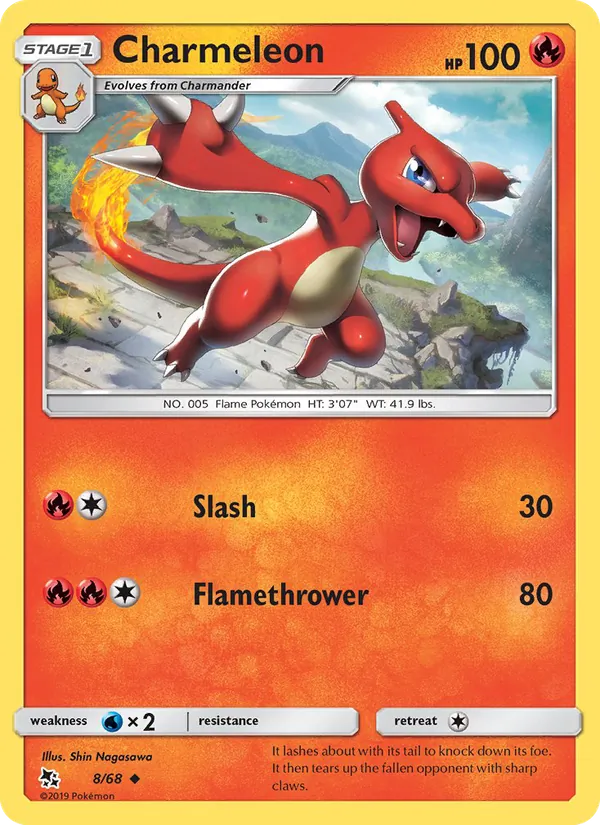 Charmeleon Pokémon card
