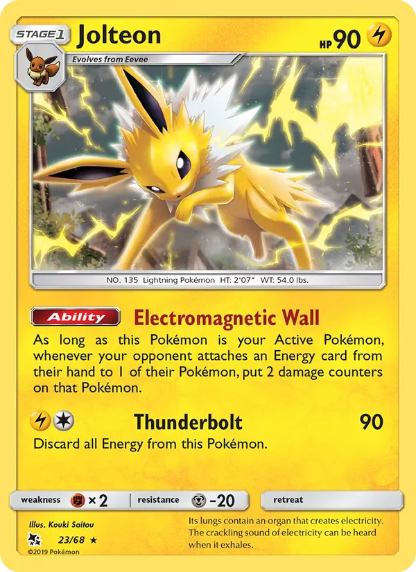 Jolteon Pokémon card