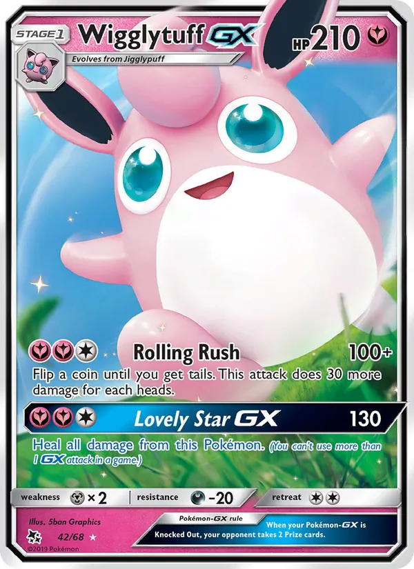 Wigglytuff GX Pokémon card