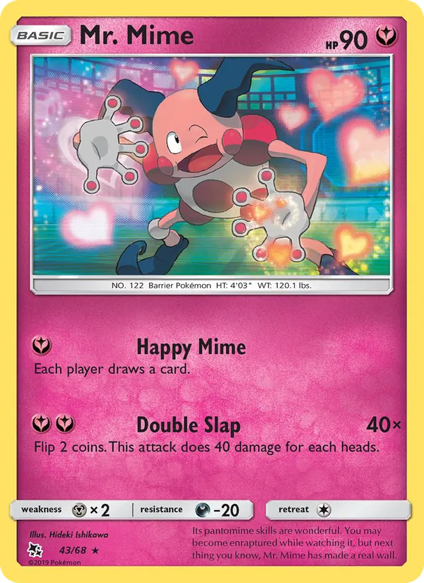 Mr. Mime Pokémon card