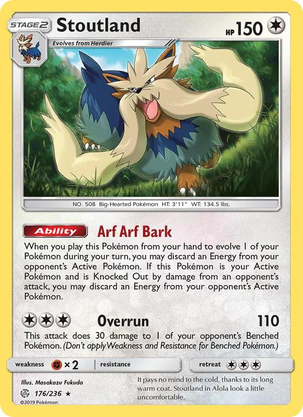 Stoutland card