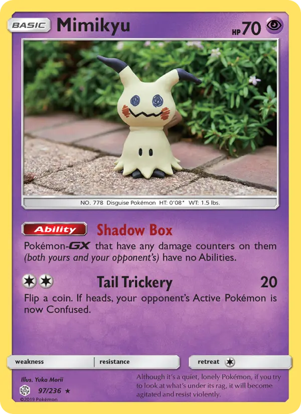 Mimikyu Pokémon card