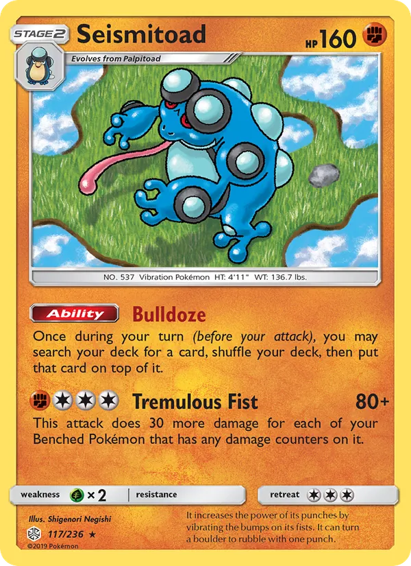 Seismitoad card