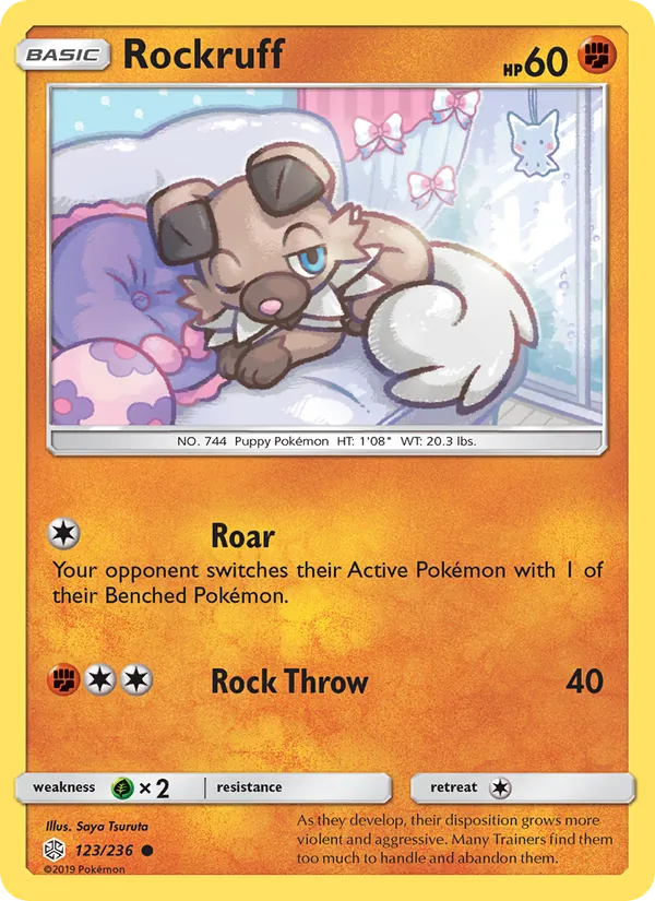 Rockruff card