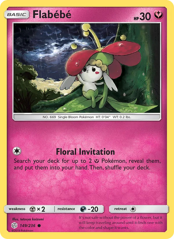 Flabébé Pokémon card