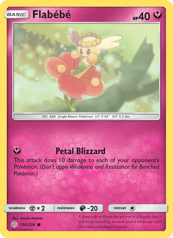 Flabébé Pokémon card