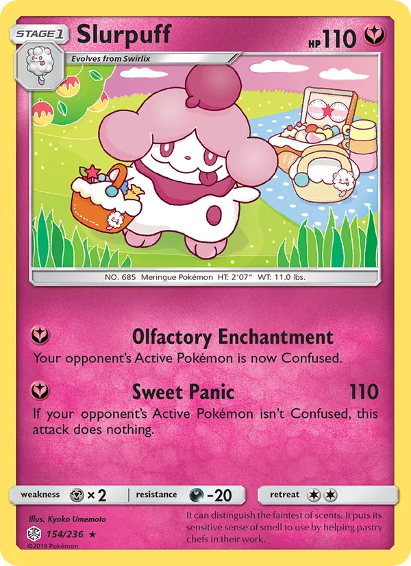 Slurpuff Pokémon card