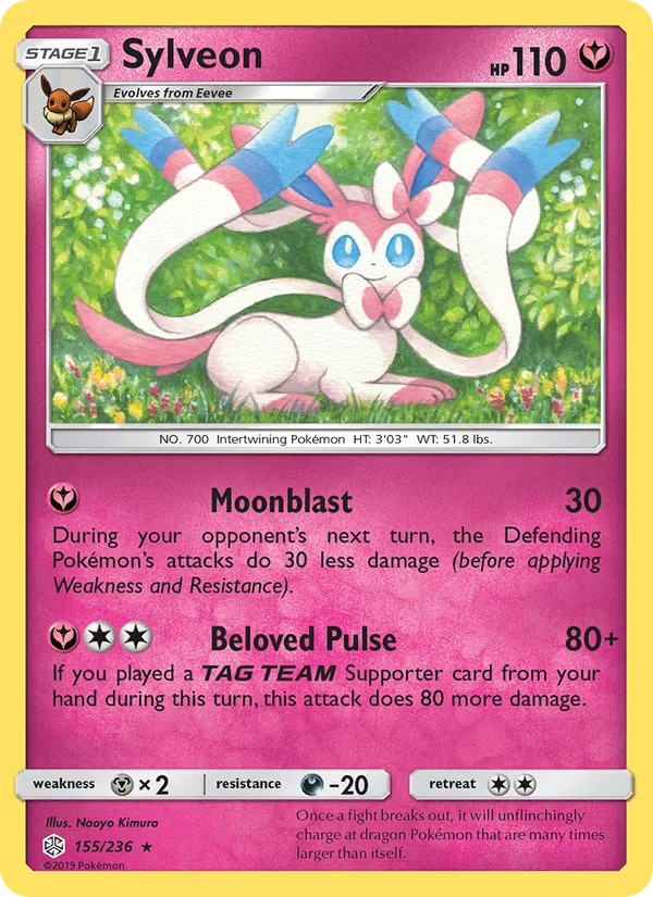 Sylveon Pokémon card