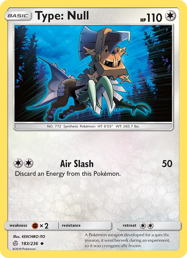 Type: Null card