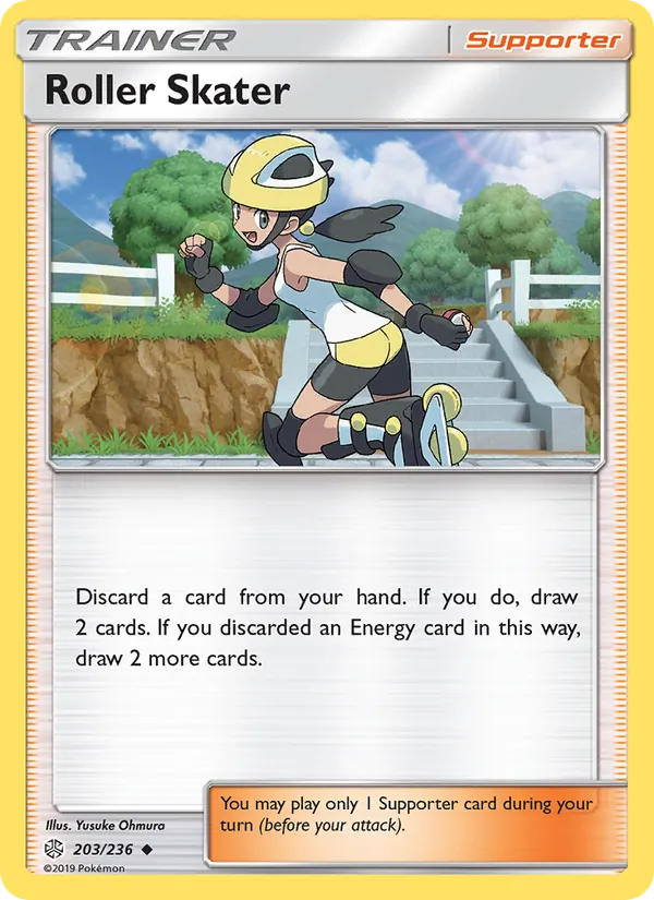 Roller Skater card
