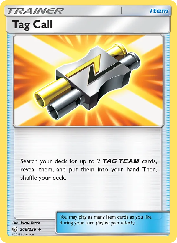 Tag Call card