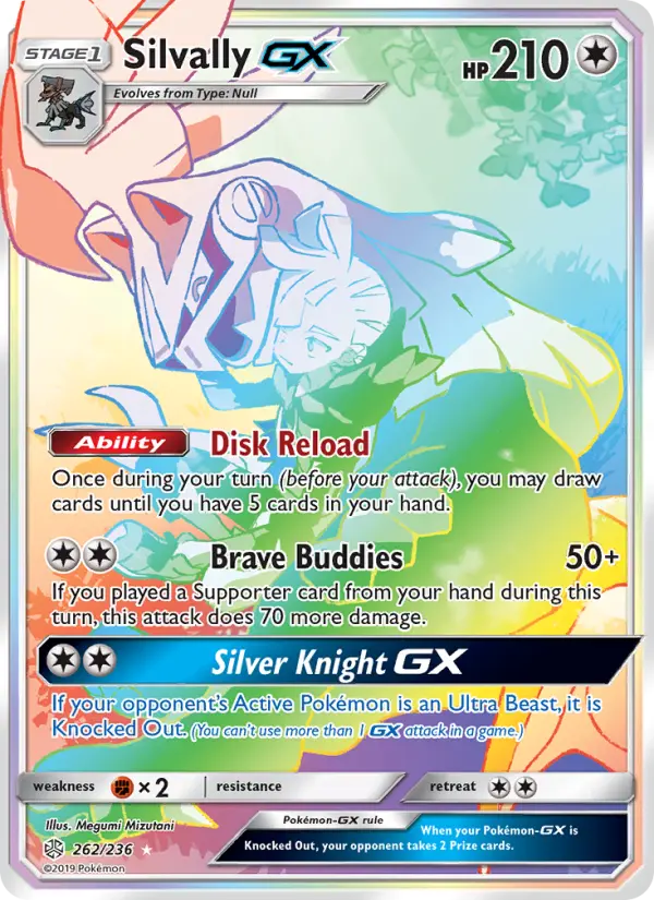 Silvally GX Pokémon card