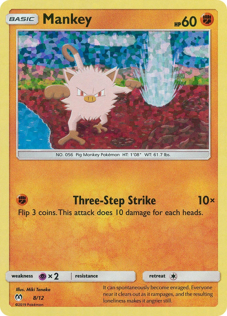 Three-Step Strike Pokémon card