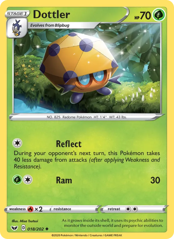 Dottler Pokémon card