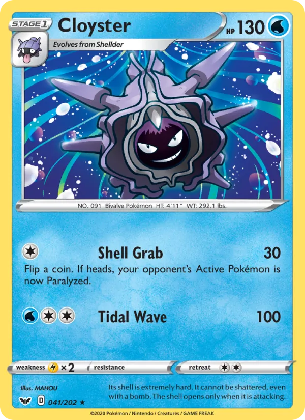 Cloyster Pokémon card