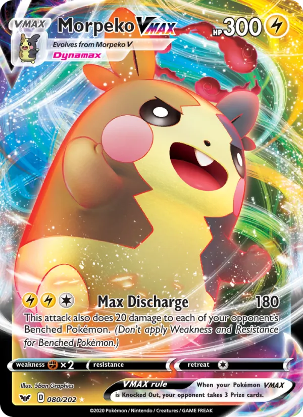 Morpeko VMAX Pokémon card